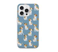 Cute Jack Russell Terrier Dog Pattern Slim Phone Cases Cover Compatible with iPhone 16/16 Plus/16 Pro/16 Pro Max/16 E