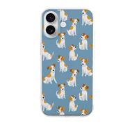 Cute Jack Russell Terrier Dog Pattern Slim Phone Cases Cover Compatible with iPhone 16/16 Plus/16 Pro/16 Pro Max/16 E