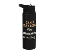 Cute Jagdterrier Dog Breed Owner Geman Hunt Terrier Stainless Steel Insulated Water Bottle
