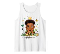 Cute Jamaican Prince Jamaica Boy Crown for Boys Tank Top
