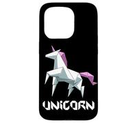 Cute Japanese Origami Unicorn Rainbow Origami Case for iPhone 15 Pro