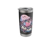 Cute Jellyfish Librarian Stainless Steel Insulated Tumbler