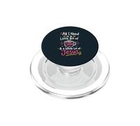 Cute Jesus Coffee Christian Faith Morning Prayer Believer PopSockets PopGrip for MagSafe