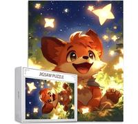 Cute Jigsaw Puzzle 2025 Puzzle 2000 Pieces, Jigsaw Puzzles for Adults 2000 Piece Fox Wooden Puzzles for Adults, Challenging Game Toys Jigsaws for Wall Decoration and Gifts 2025 Christmas H-5702