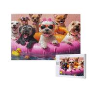 Cute Jigsaw Puzzles for Adults 1500, Dog Puzzles for Adults Wooden, Funny/Difficult/Impossible/Challenging Decompression Games, As a Birthday and Holiday Decor Gifts for Women and Men M-255