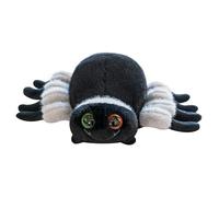 Cute Jumping Spider Plush Toy Doll, 30cm Soft Stuffed Cartoon Animal Plush Doll with Fuzzy Legs and Colorful Eyes, Realistic Spider Plush for Kids, Room Decor, or Insect-Themed Display