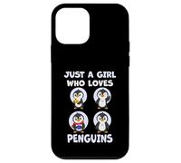 Cute Just A Girl Who Loves Penguins animals Women and Girls Case for iPhone 12 mini