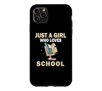 Cute Just A Girl Who Loves study school Women and Girls Case for iPhone 11 Pro Max