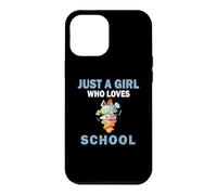 Cute Just A Girl Who Loves study school Women and Girls Case for iPhone 12 Pro Max