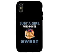 Cute Just A Girl Who Loves Sweet Candy Women and Girls Case for iPhone X/XS