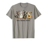 Cute Just A Spooky Boney Goose Ghost Witch Halloween Costume T-Shirt