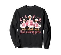 Cute Just A Strong Goose Family Fighter Survivor Supporter Sweatshirt