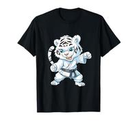 Cute Karate Tiger Kung Fu Martial Arts Kickboxing Jiu-Jitsu T-Shirt