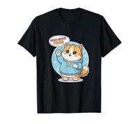 Cute Kawai Cat Paw-sitive Vibes Adorable Feline Friends T-Shirt