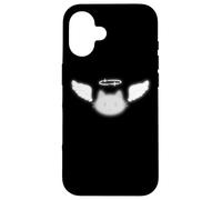 Cute Kawaii 90s Y2K Archangel Cat in Heaven with Halo Case for iPhone 16