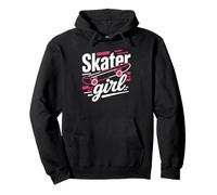 Cute kawaii aesthetics for girls who love skateboarding Pullover Hoodie