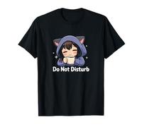 Cute Kawaii Anime Cat Girl, Introvert Sleepy T-Shirt
