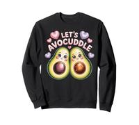 Cute Kawaii Avocado Couple Hugging Pun Sweatshirt