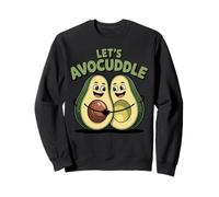 Cute Kawaii Avocado Couple Hugging Pun Sweatshirt