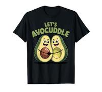Cute Kawaii Avocado Couple Hugging Pun T-Shirt