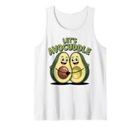 Cute Kawaii Avocado Couple Hugging Pun Tank Top