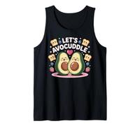 Cute Kawaii Avocado Couple Hugging Pun Tank Top