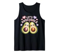 Cute Kawaii Avocado Couple Hugging Pun Tank Top