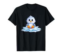 Cute Kawaii Baby Penguin On Frozen Iceberg T-Shirt