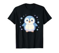 Cute Kawaii Baby Penguin Winter Snowflake Magic T-Shirt