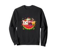 Cute Kawaii Baby pet Kitten watermelon sundae ice cream Sweatshirt