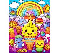 Cute Kawaii Beach Days volume 1: Fun and Whimsical Summer Coloring Book for Kids and Adults (Beachy Bliss: A Kawaii Coloring Series)