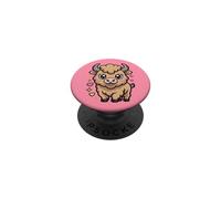 Cute Kawaii Bison Cartoon for Kids PopSockets Adhesive PopGrip