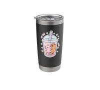 Cute Kawaii Bubble Tea Axolotl Capybara Stainless Steel Insulated Tumbler