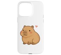 Cute Kawaii Capybara Adorable Animal, Lover Chibi Pet Case for iPhone 15 Pro Max