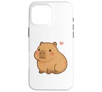 Cute Kawaii Capybara Adorable Animal, Lover Chibi Pet Case for iPhone 16 Pro Max