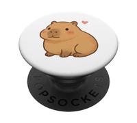 Cute Kawaii Capybara Adorable Animal, Lover Chibi Pet PopSockets Adhesive PopGrip