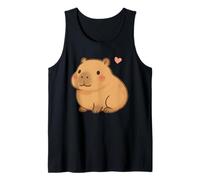 Cute Kawaii Capybara Adorable Animal, Lover Chibi Pet Tank Top