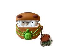 Cute Kawaii Case for AirPods 4, Case Cover Compatible with AirPod 4th Generation 2024, Funny Capybara Shockproof Protective Earbuds Cover for Air pods 4 Gen, Keychain Accessories for Girls Women
