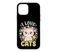 Cute Kawaii Cat Adoration Feline Lover Kitty Case for iPhone 12 mini