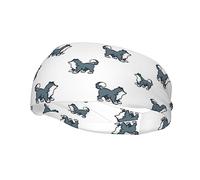 Cute Kawaii Cat Headbands for Women Non Slip face wash Makeup Headband Sports Running Headband Stretchy Sweat Band Fashion Wide Headbands for Women Head Bands Mens Sweatband