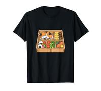 Cute Kawaii Cat Japanese Bento Lunch Box T-Shirt