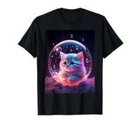 Cute Kawaii Cat Magical Pastel Bubble Dreamy Aesthetic Kitty T-Shirt