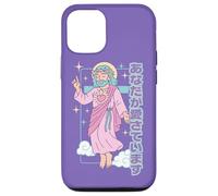 Cute Kawaii Christian Manga Jesus You Are Loved Anime Purple Case for iPhone 12/12 Pro