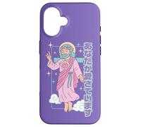 Cute Kawaii Christian Manga Jesus You Are Loved Anime Purple Case for iPhone 16