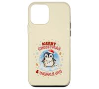 Cute Kawaii Christmas Penguin Merry Christmas and Waddle On Case for iPhone 12 mini