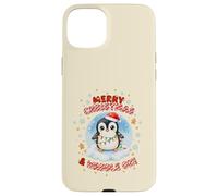 Cute Kawaii Christmas Penguin Merry Christmas and Waddle On Case for iPhone 15 Plus