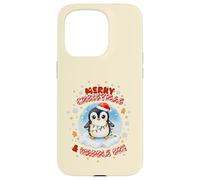 Cute Kawaii Christmas Penguin Merry Christmas and Waddle On Case for iPhone 15 Pro