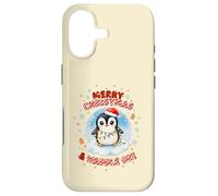 Cute Kawaii Christmas Penguin Merry Christmas and Waddle On Case for iPhone 17