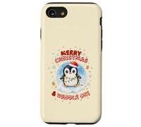 Cute Kawaii Christmas Penguin Merry Christmas and Waddle On Case for iPhone SE (2020) / 7/8