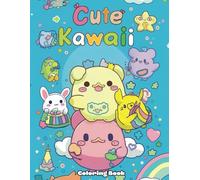 Cute Kawaii Coloring Book: Charming and Adorable Manga Inspired Characters